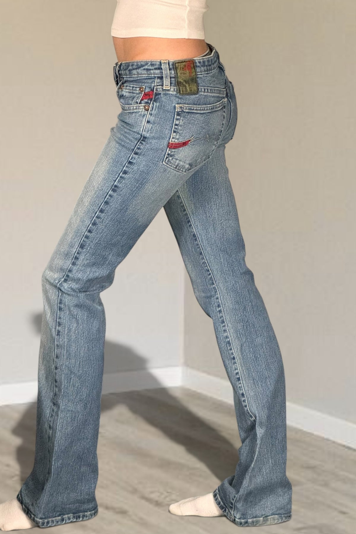 Lågmidjade jeans stl: XS