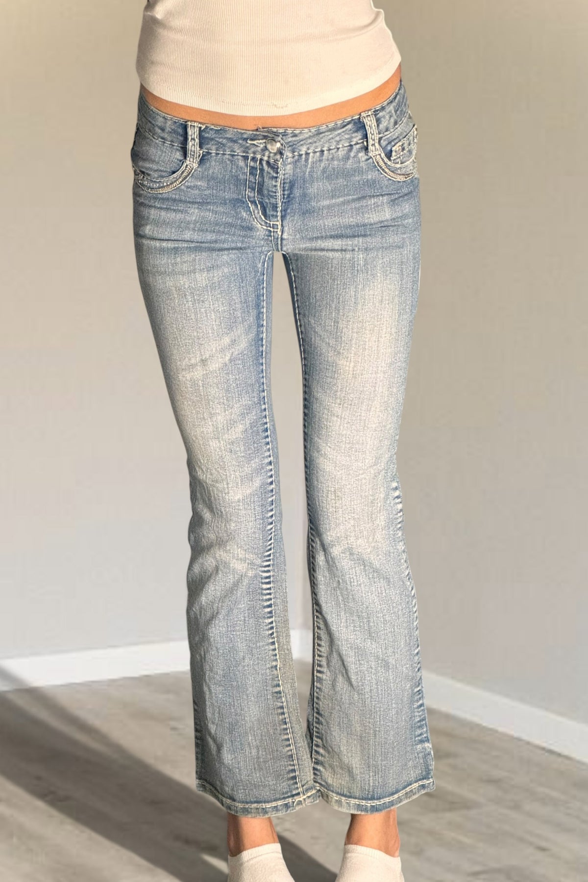 Lågmidjade jeans stl: XXS