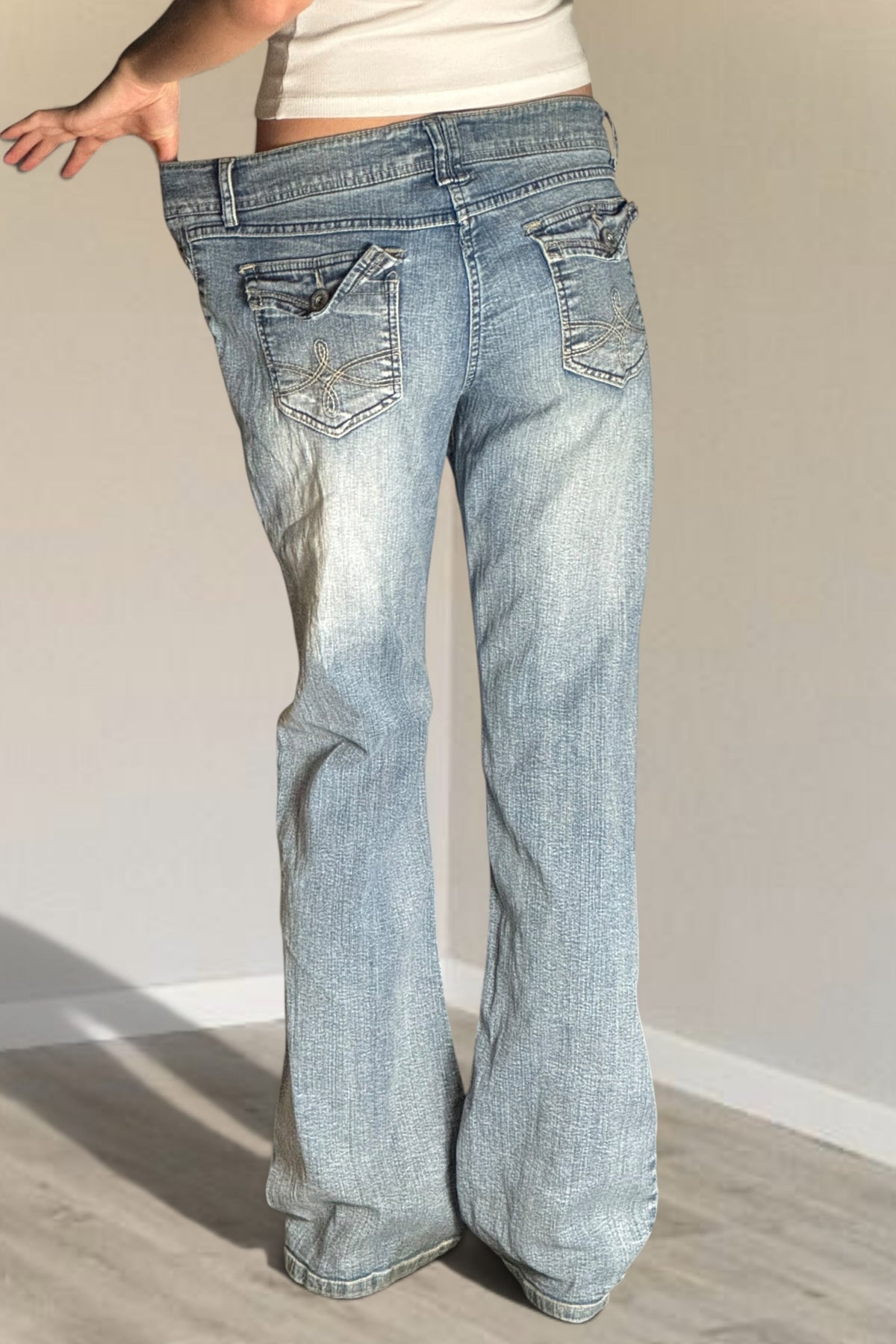 Lågmidjade jeans stl: M