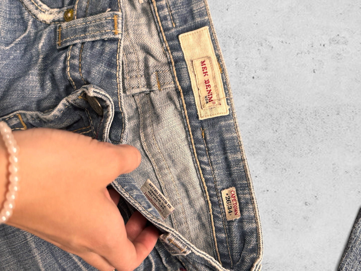 Lågmidjade jeans stl: XS