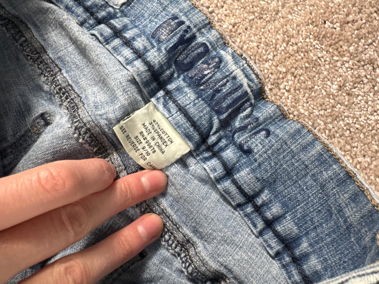 Lågmidjade jeans stl: S