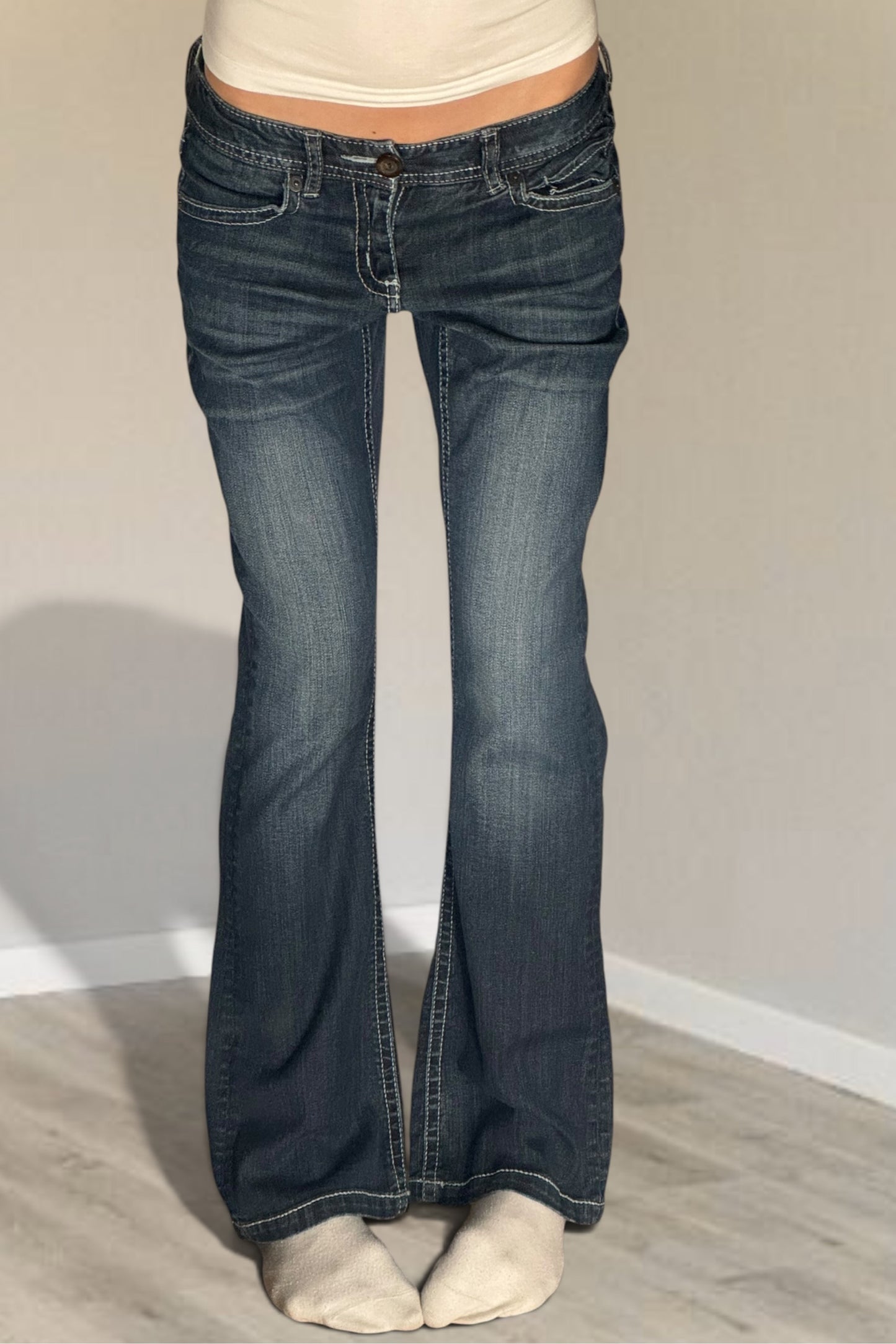Lågmidjade jeans stl: S