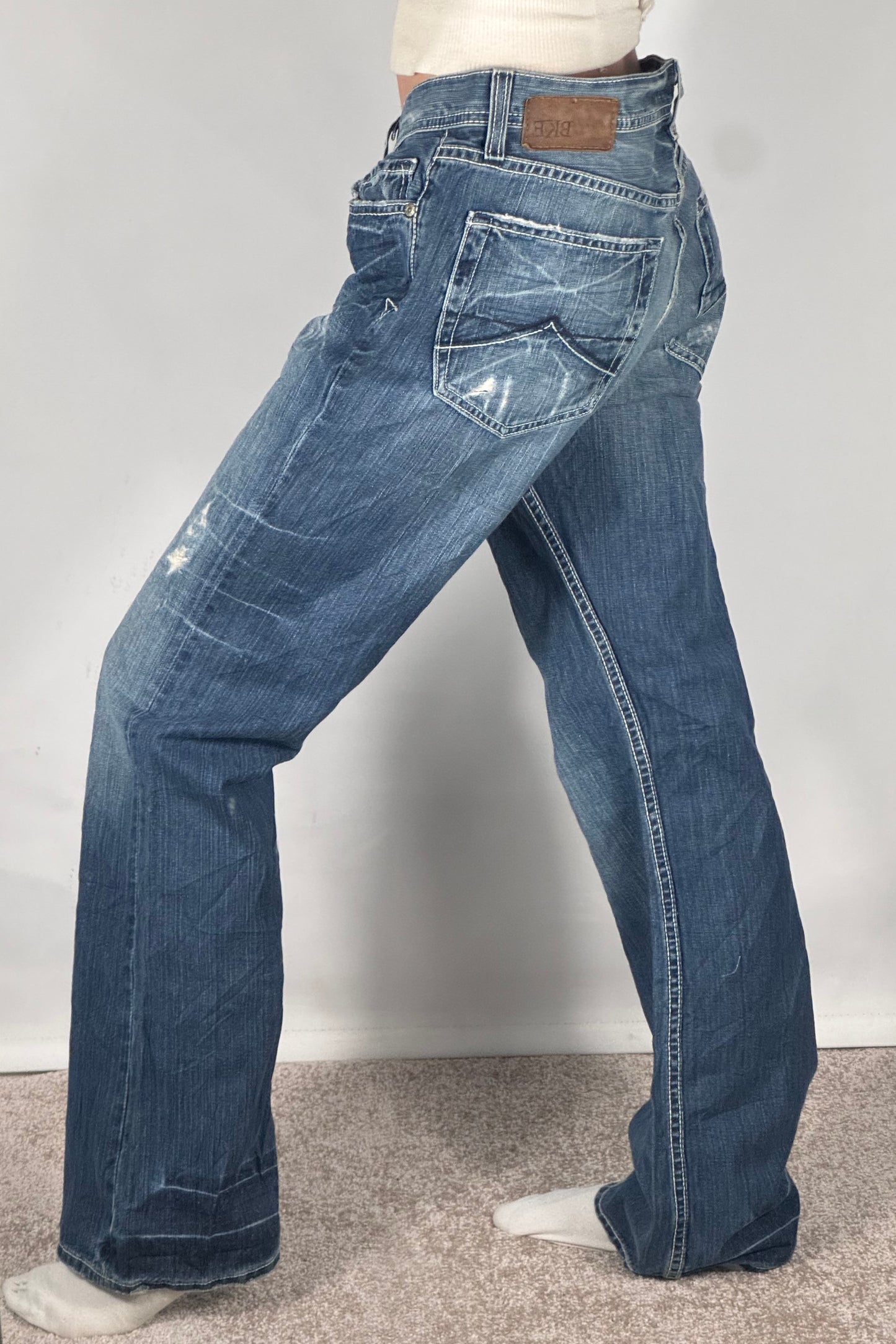 Lågmidjade jeans stl: M
