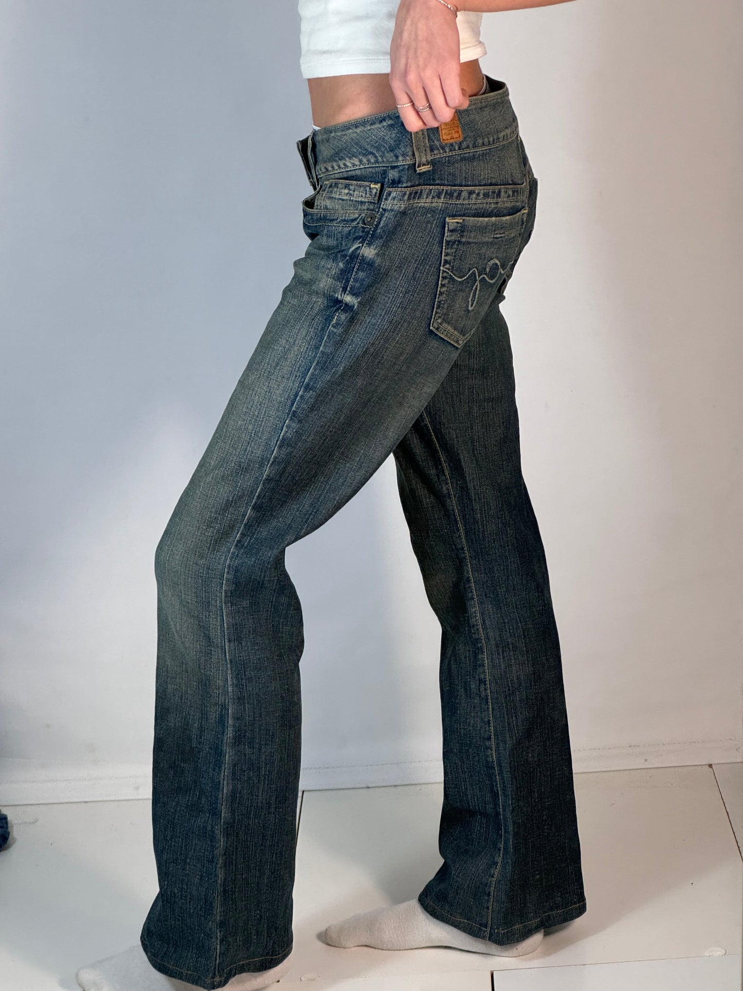 Lågmidjade jeans stl: S
