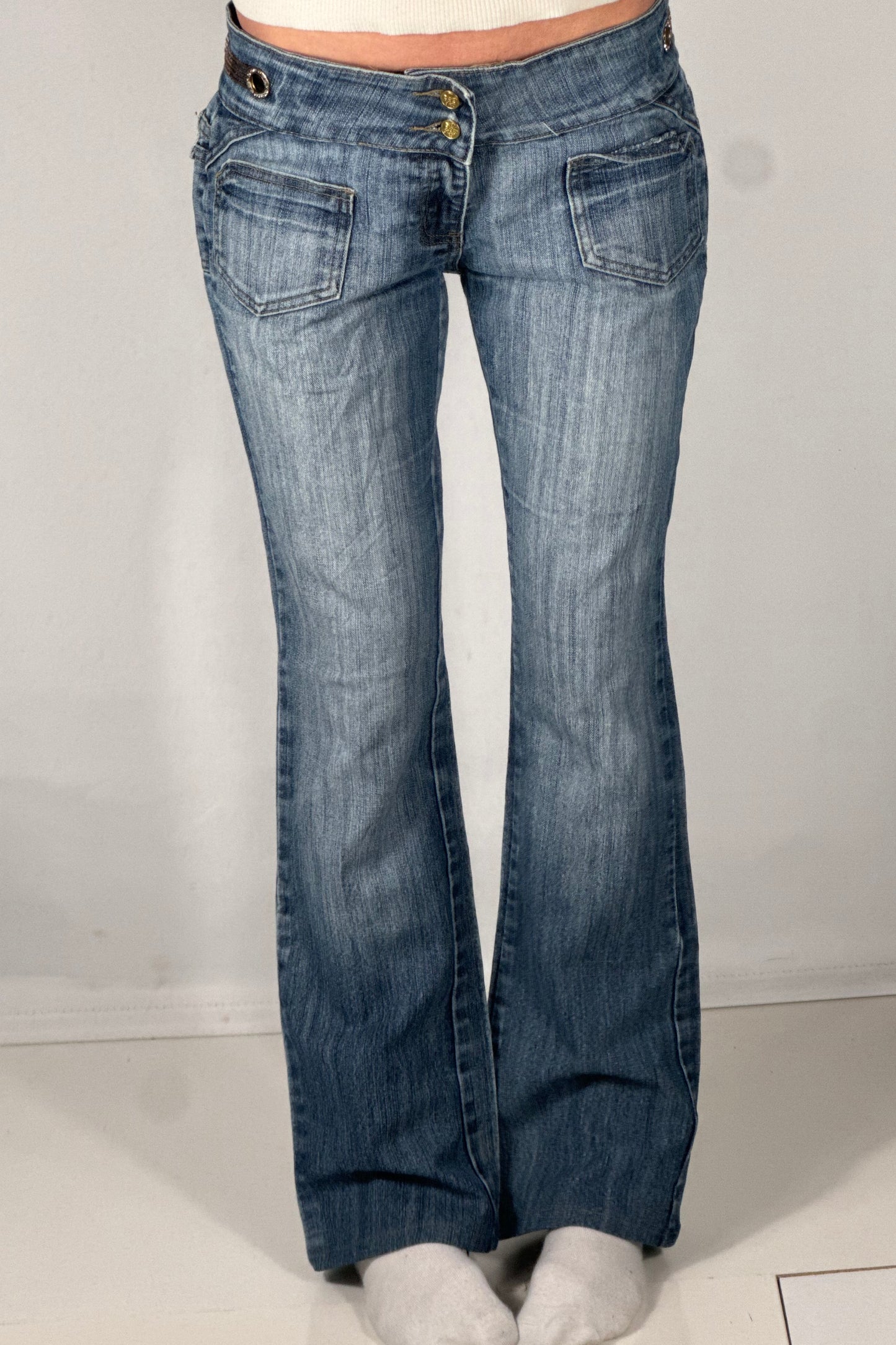 Lågmidjade jeans stl: S