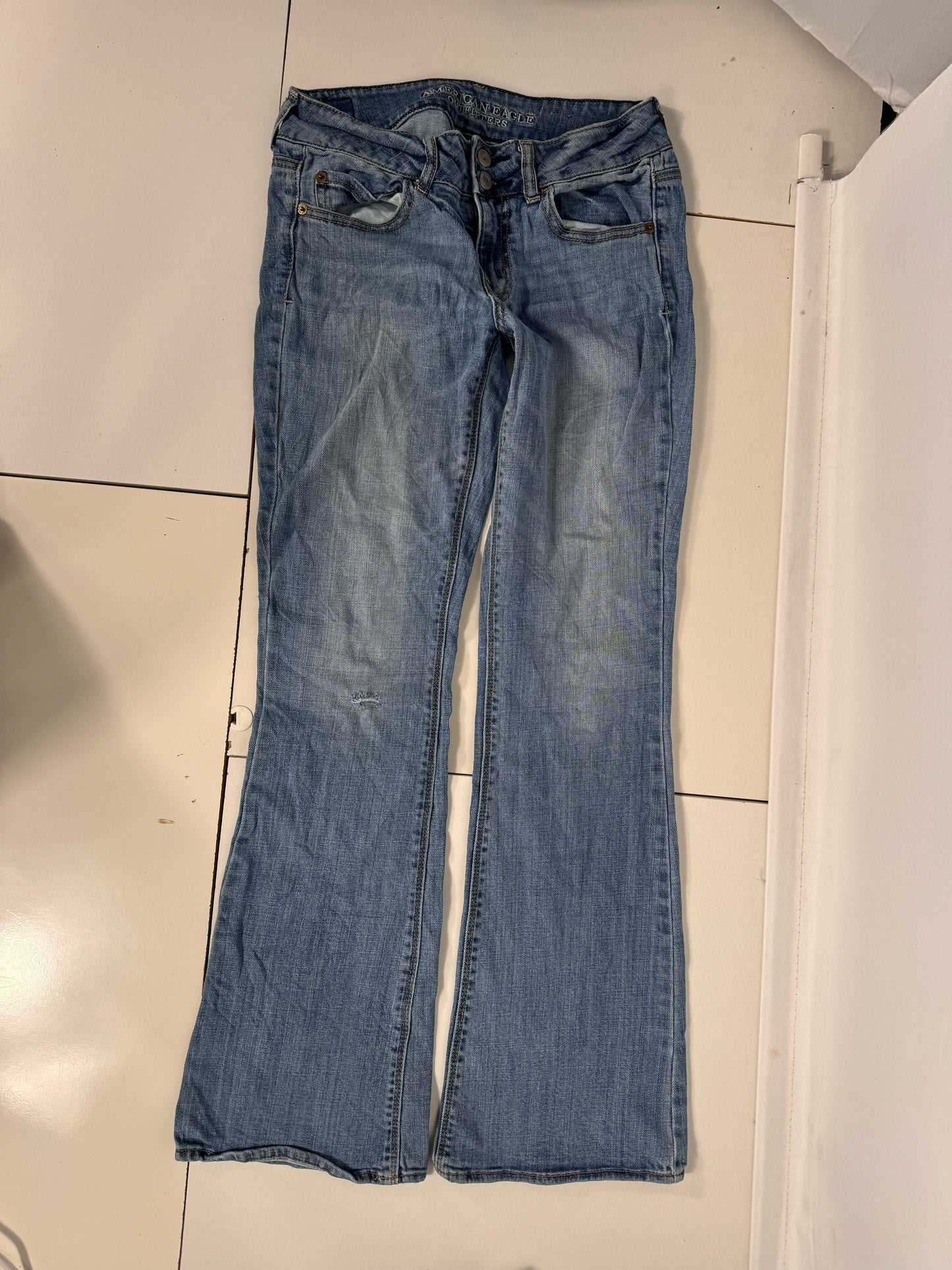 Lavtaljede jeans str: S