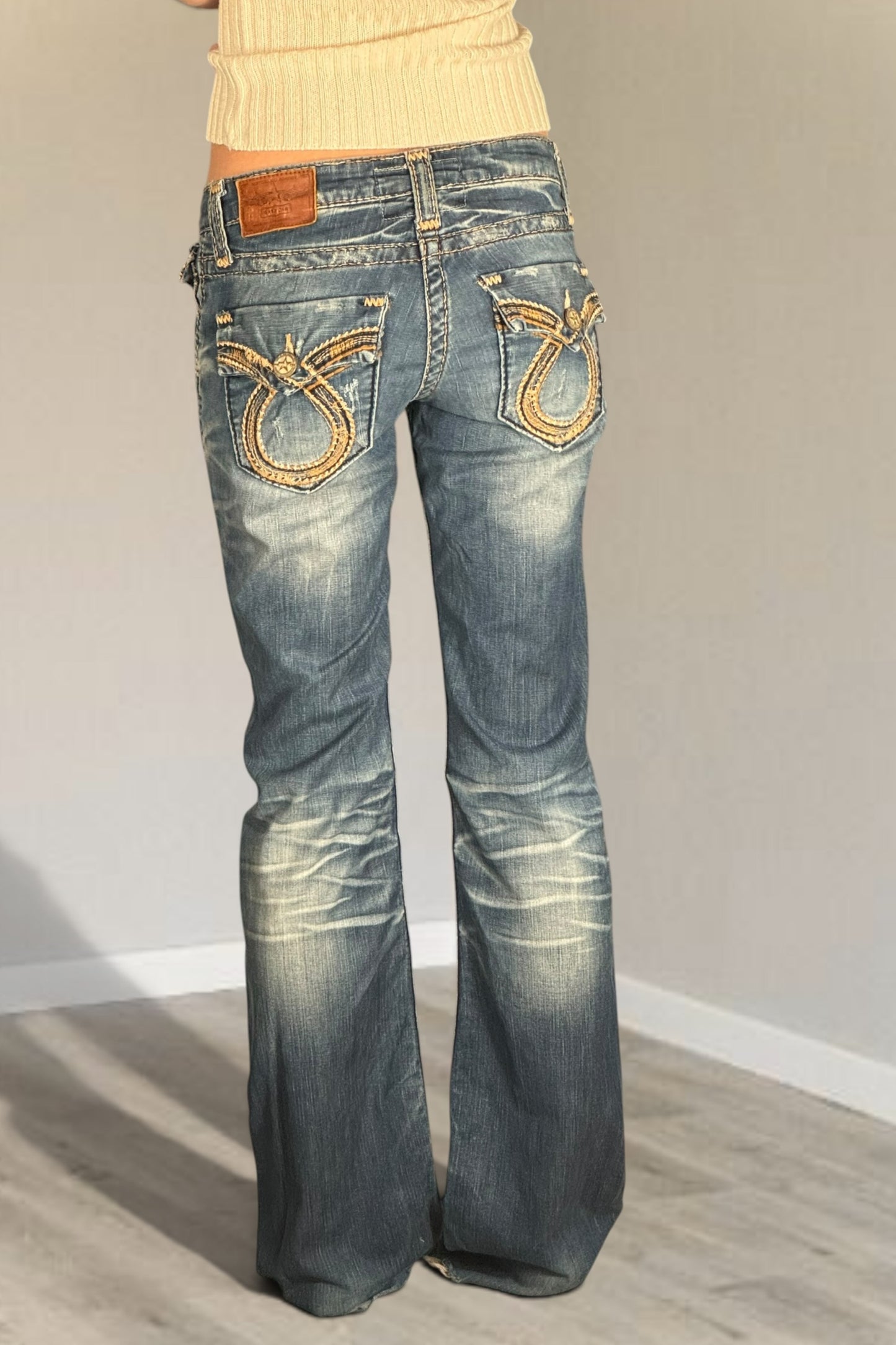 Lågmidjade jeans stl: XS