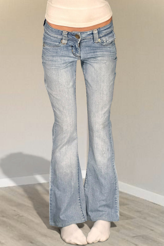 Lågmidjade jeans stl: XS