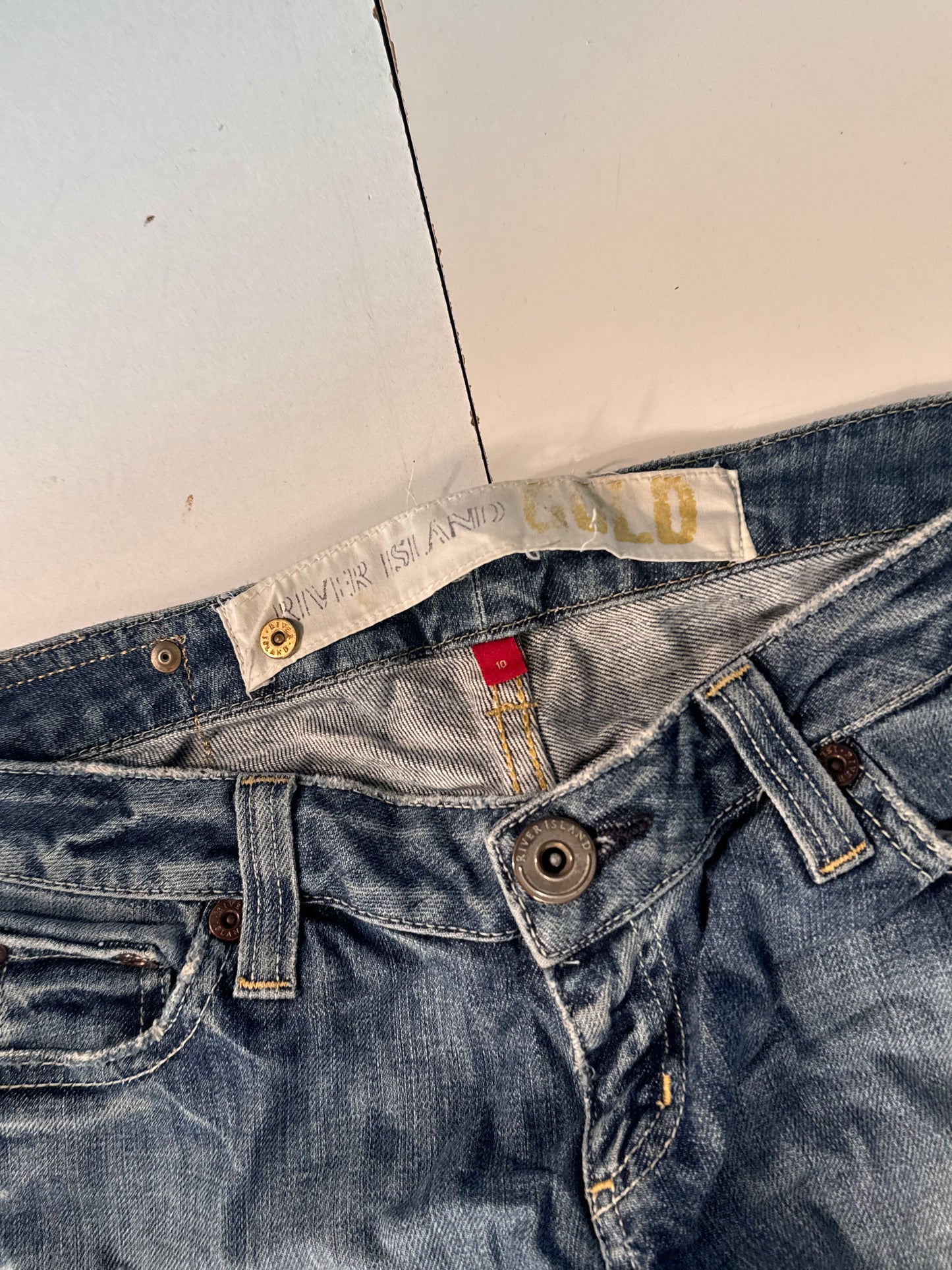 Lavtaljede jeans str: S