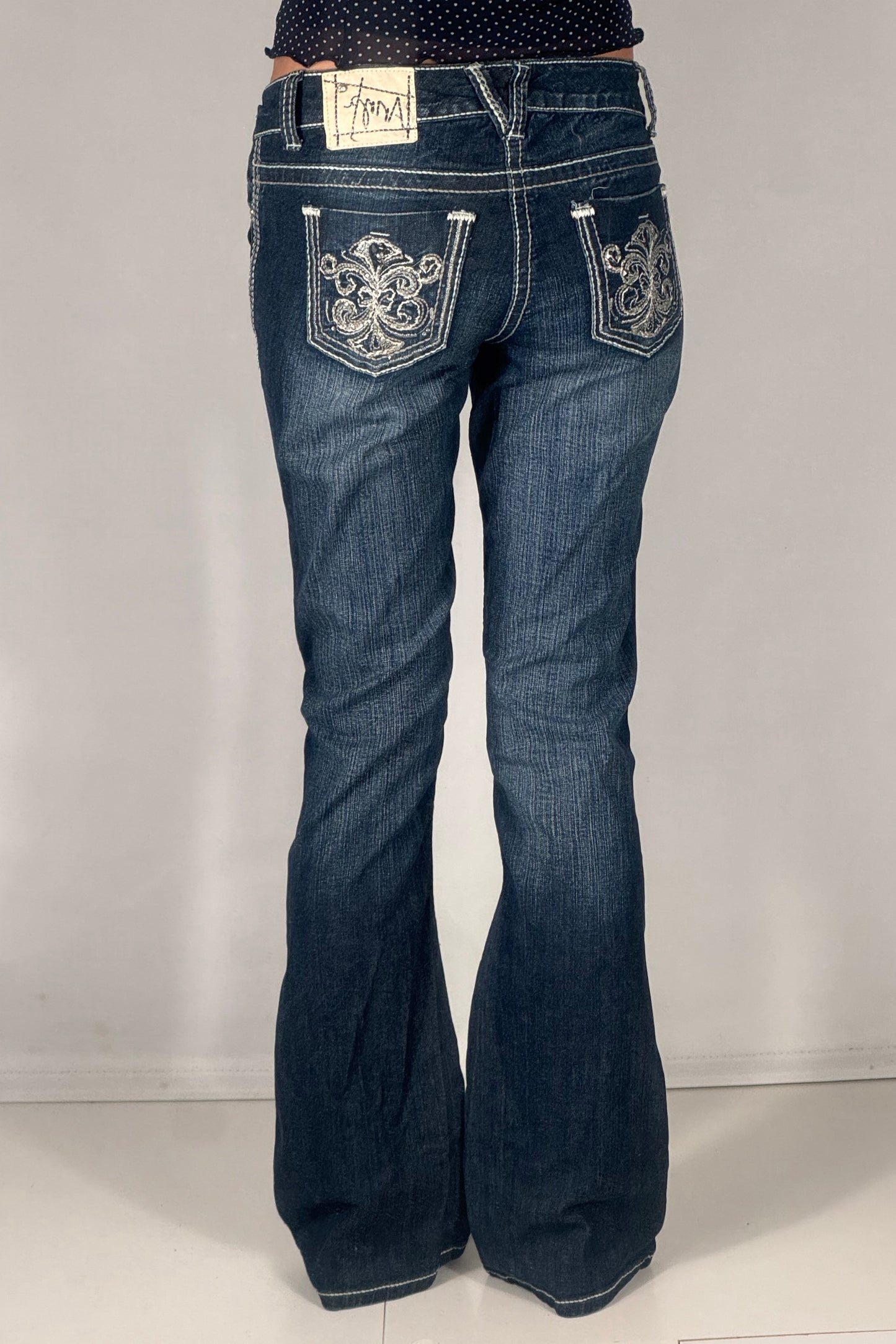 Lågmidjade jeans stl: XS