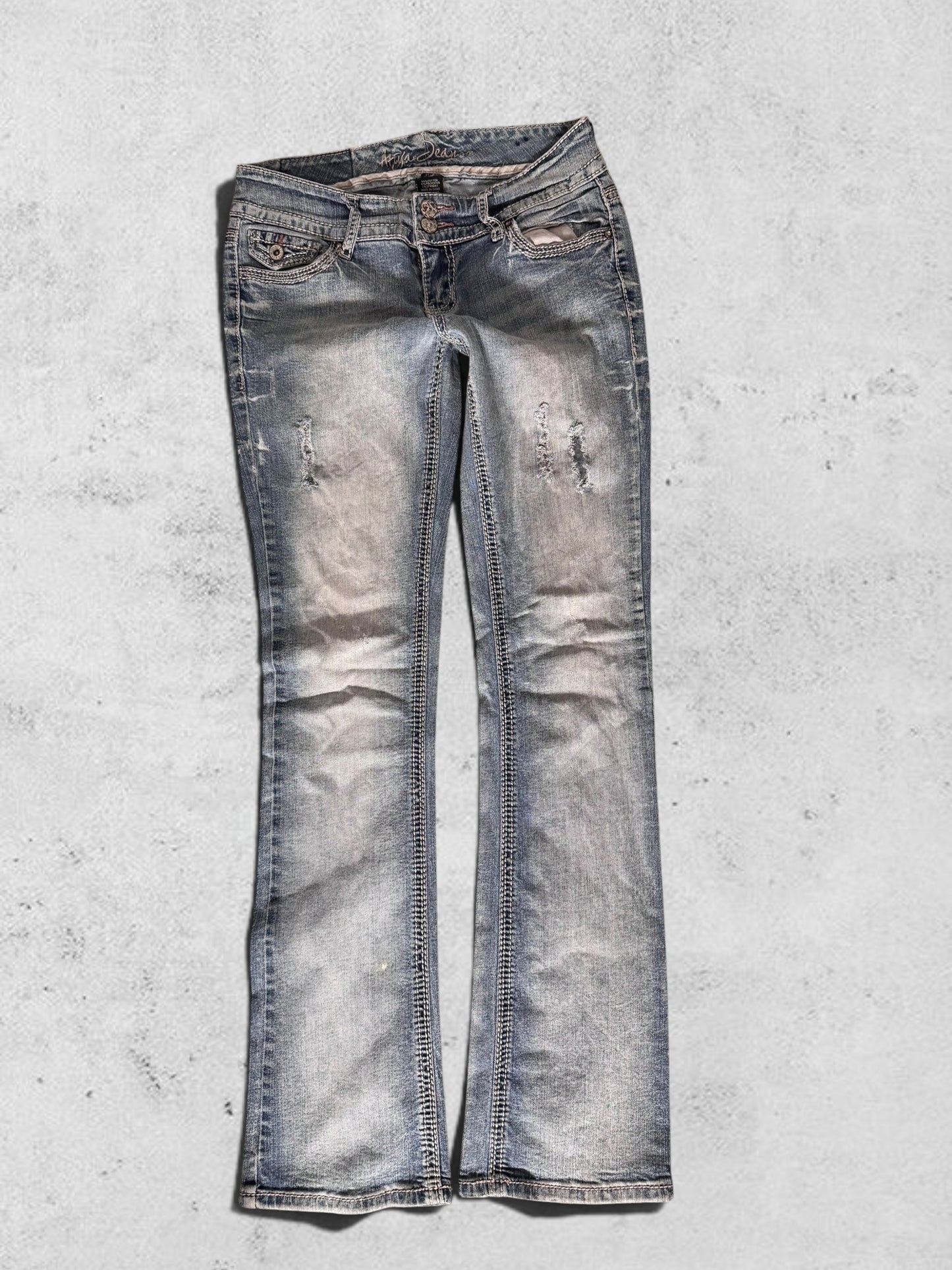 Lågmidjade jeans stl: XXS