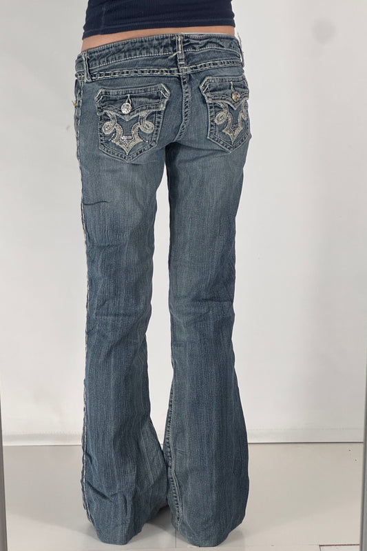 Lågmidjade jeans stl: S