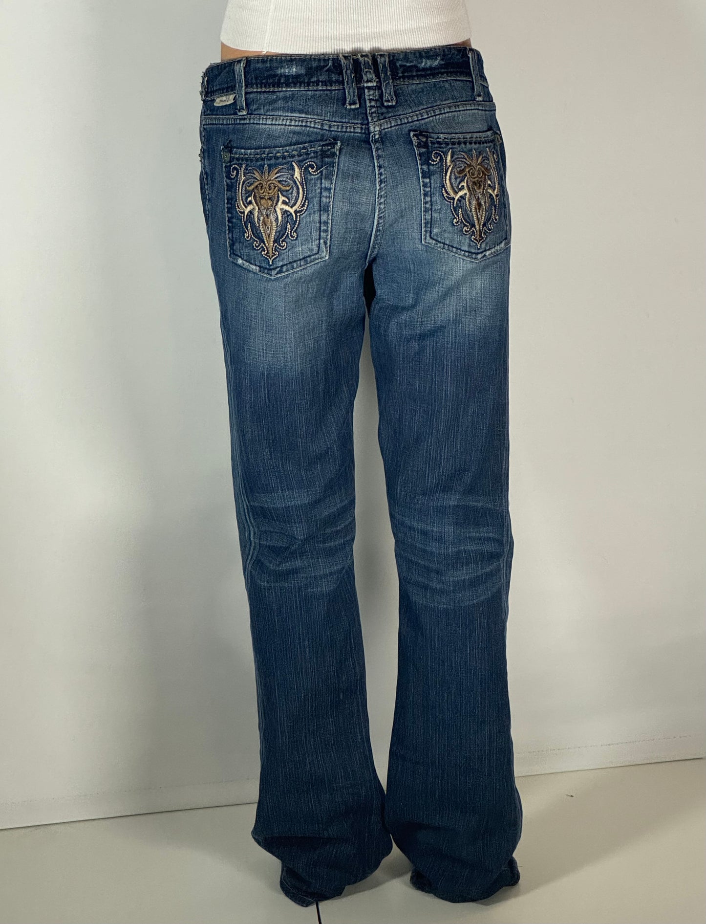 Lågmidjade jeans stl: M