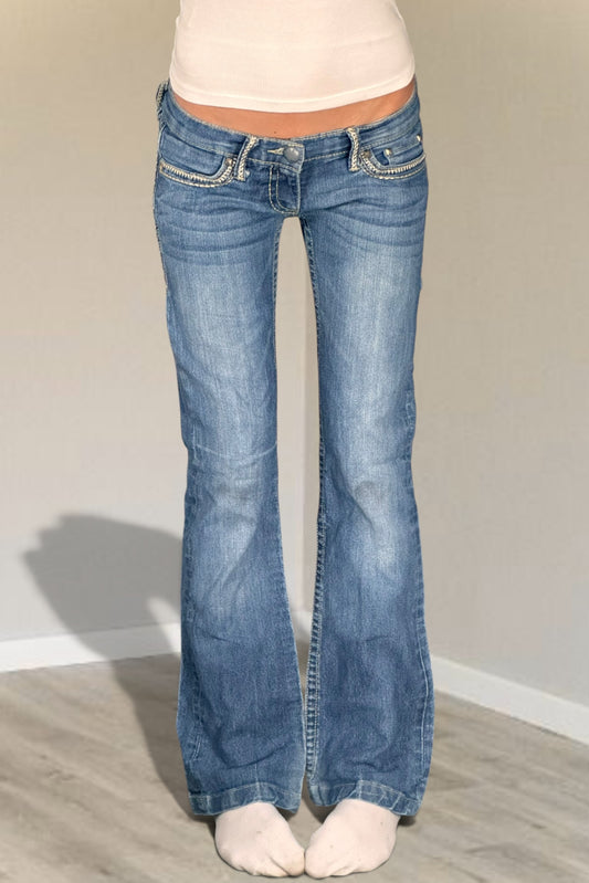 Lågmidjade jeans stl: XS