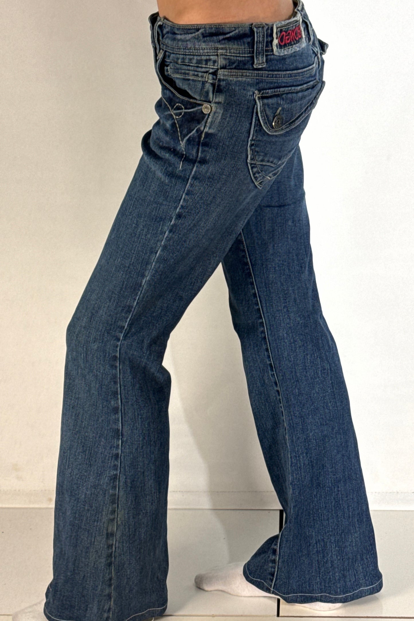 Lågmidjade jeans stl: S
