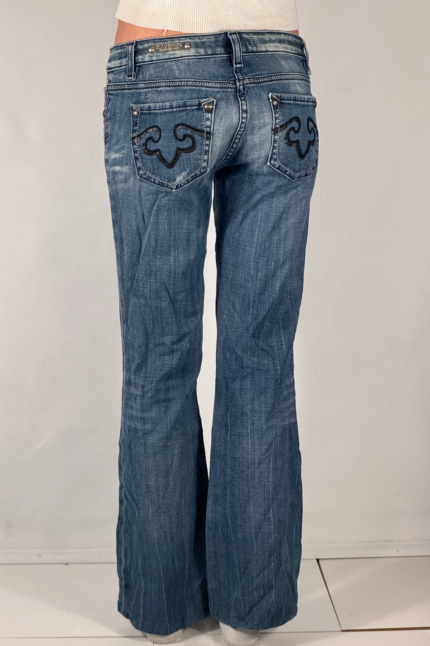 Lågmidjade jeans stl: S