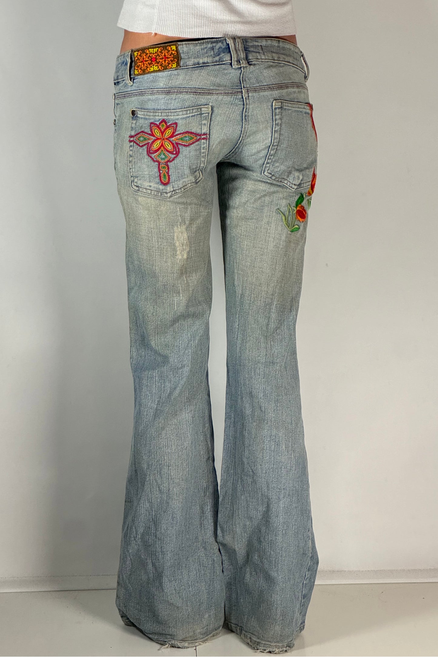 Lågmidjade jeans stl: S