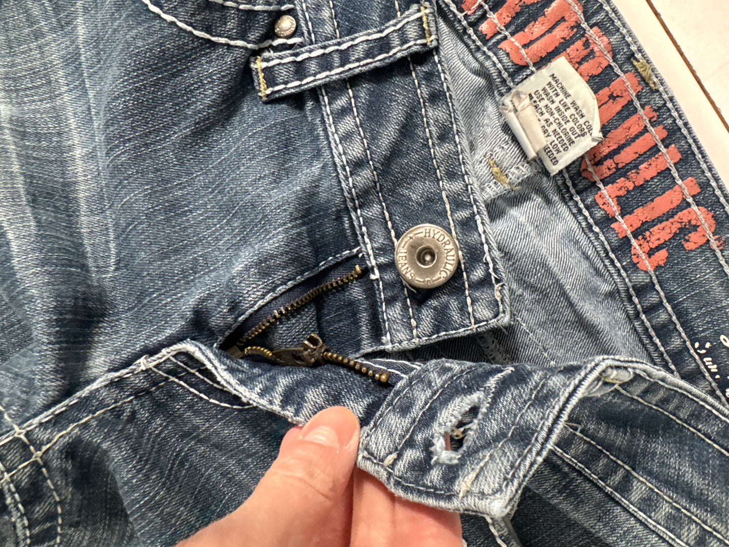 Lågmidjade jeans stl: XS