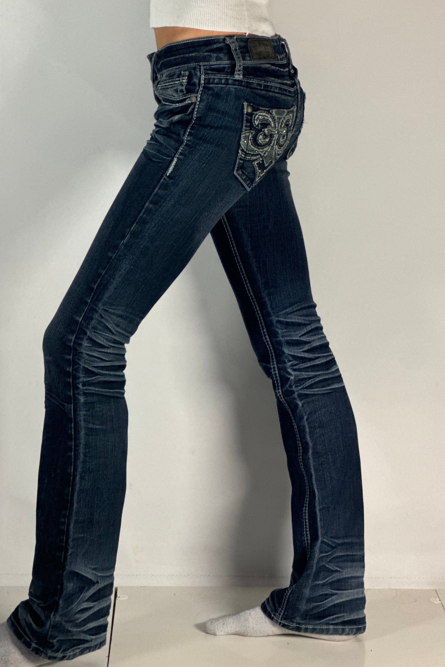 Lågmidjade jeans stl: XS