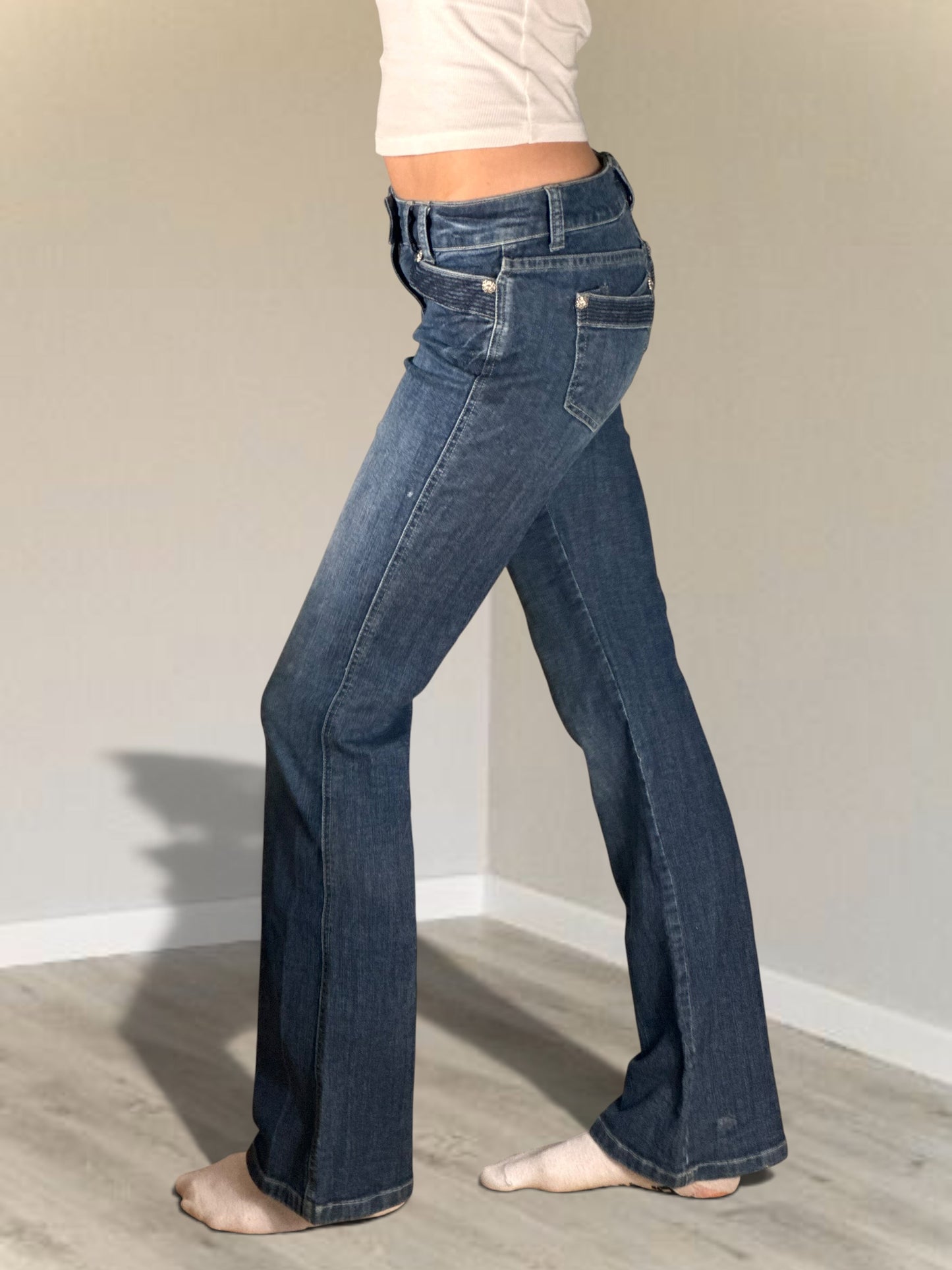 Lågmidjade jeans stl: XS