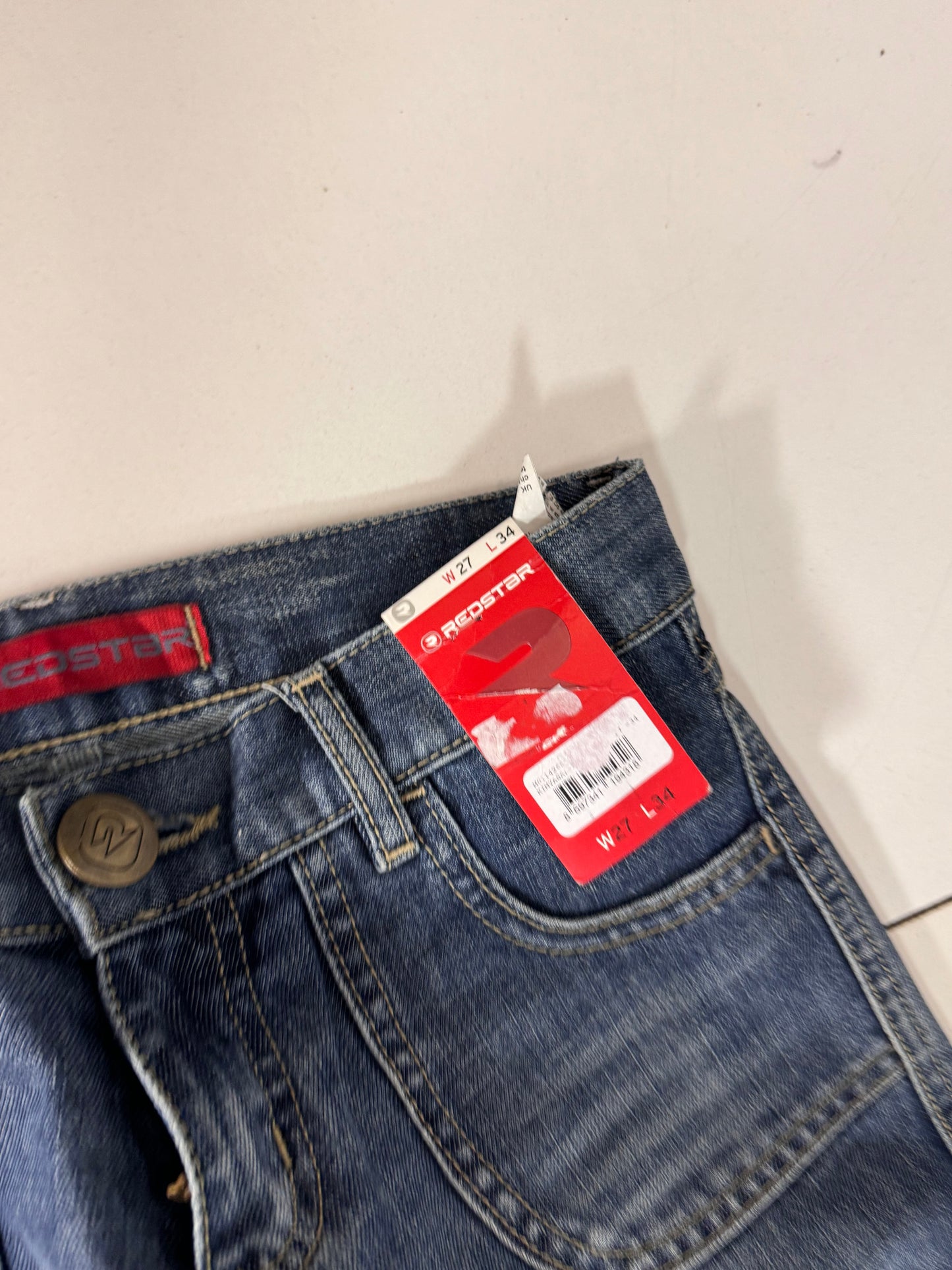 Lågmidjade jeans stl: XXXS (W27/L34)