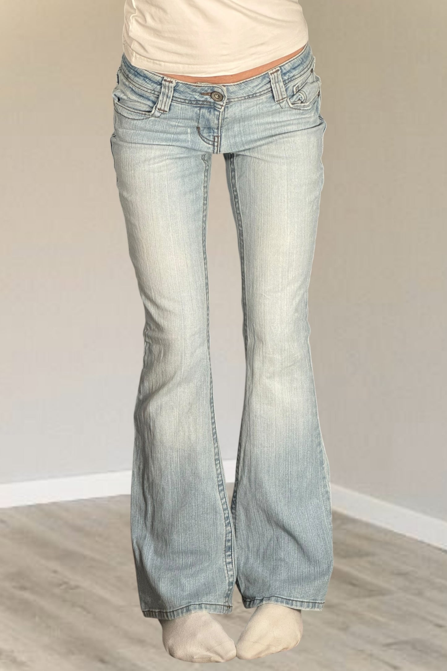 Lågmidjade jeans stl: XS
