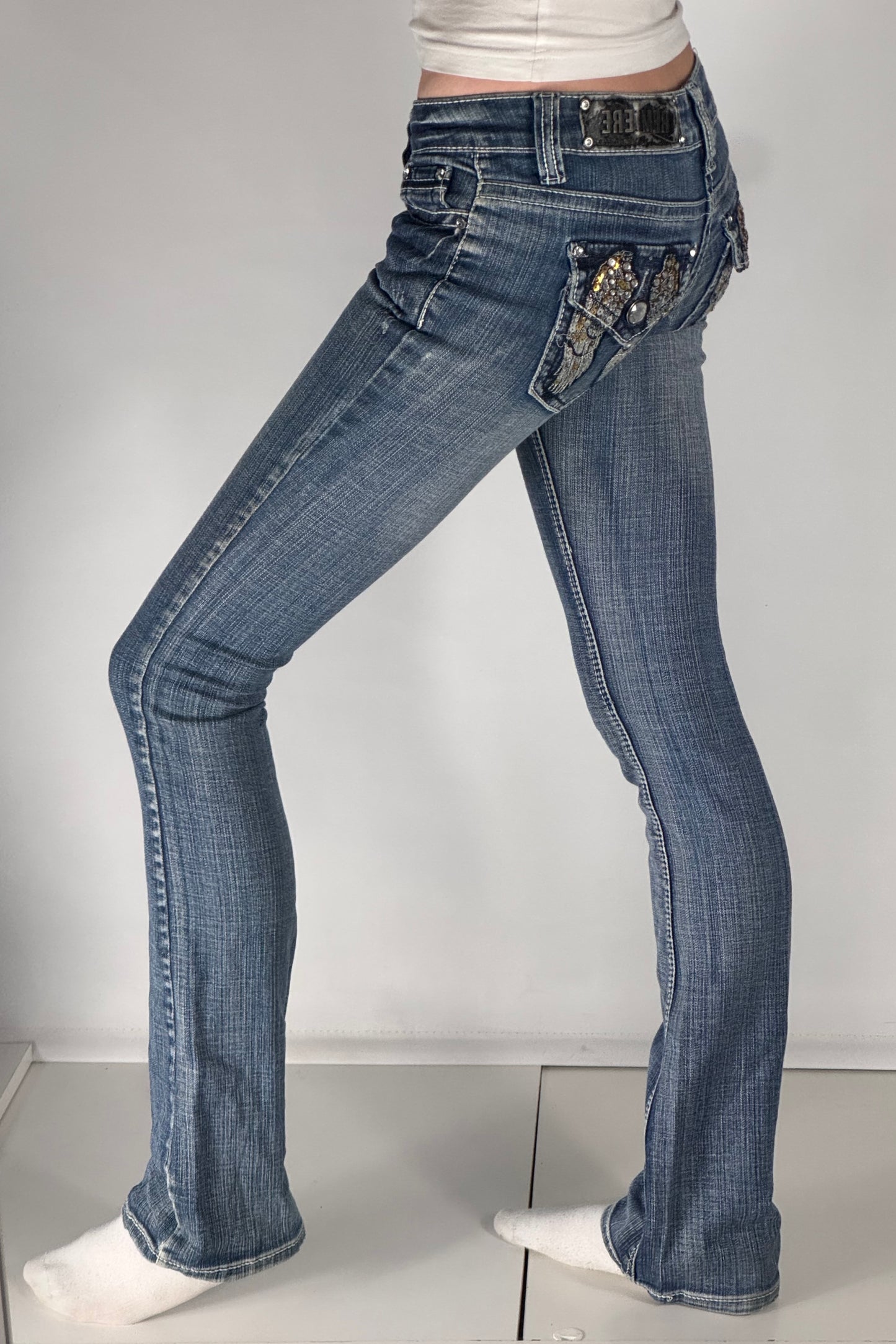 Lågmidjade jeans stl: XXS