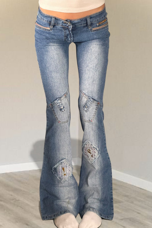 Lågmidjade jeans stl: XXS