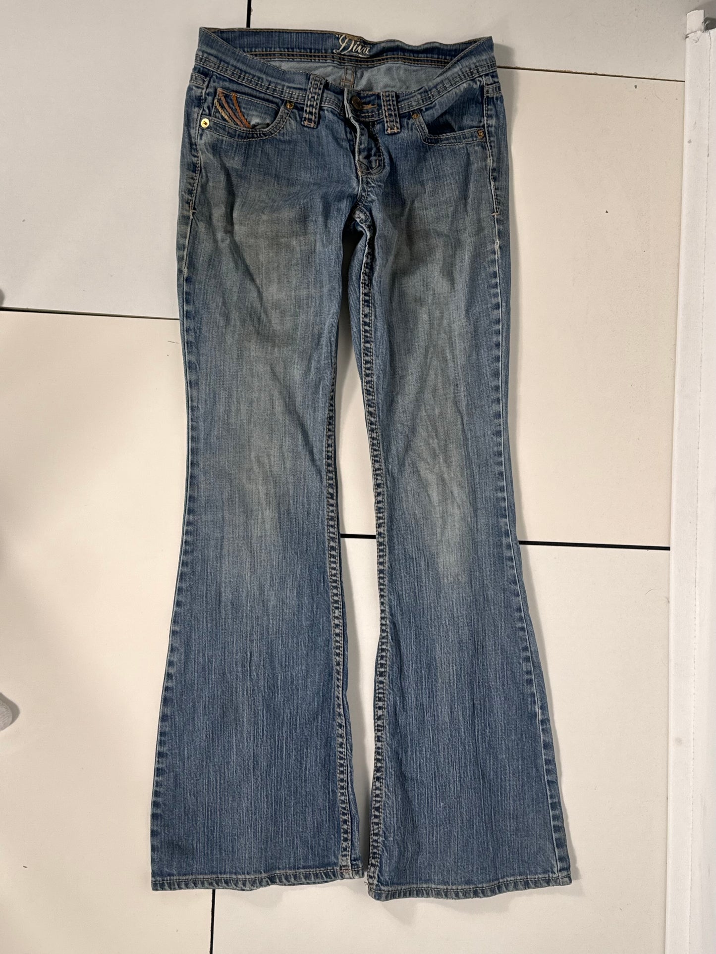 Lavlivede jeans str: XXS