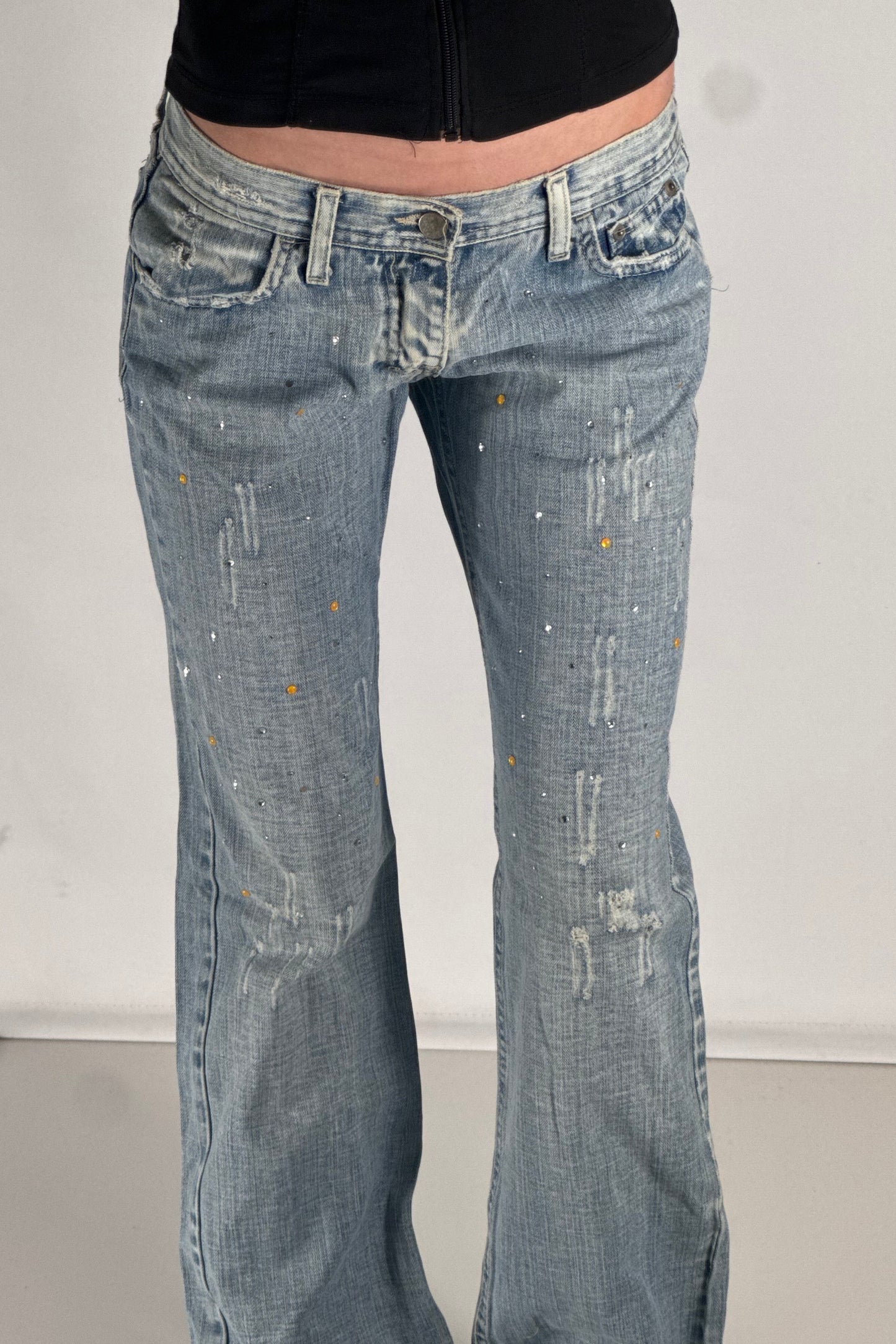 Lavtaljede jeans str: XS