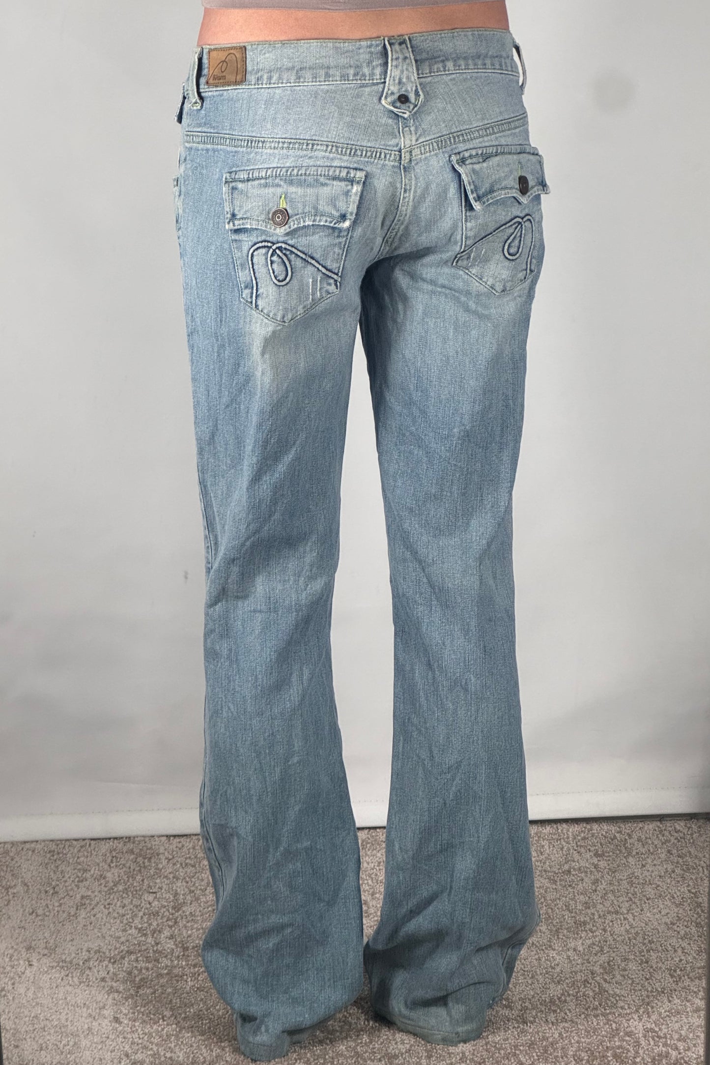 Lågmidjade jeans stl: S