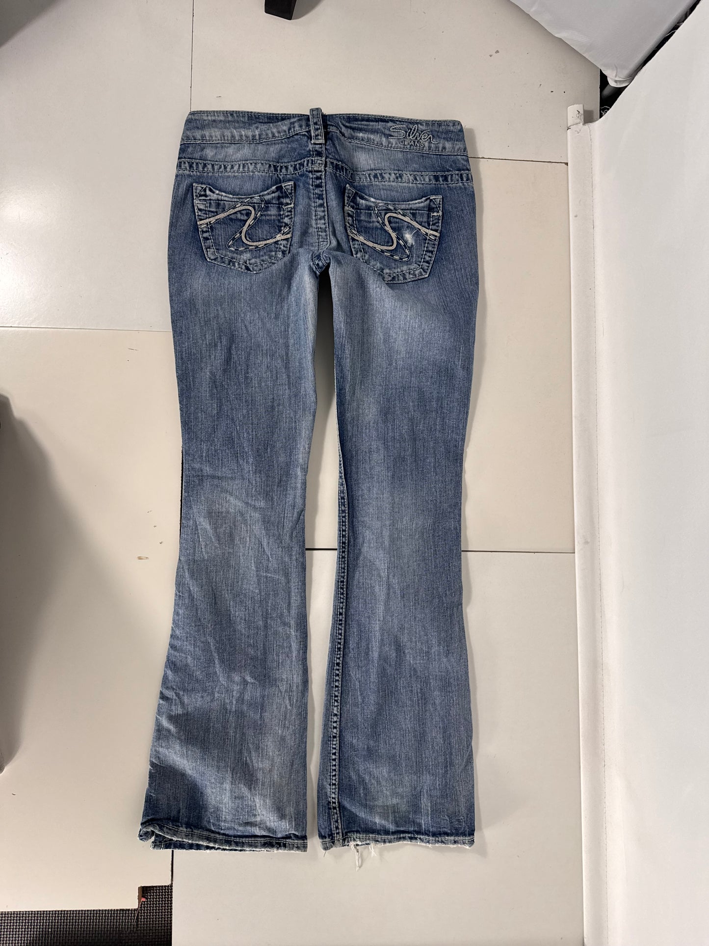 Lågmidjade jeans stl: S