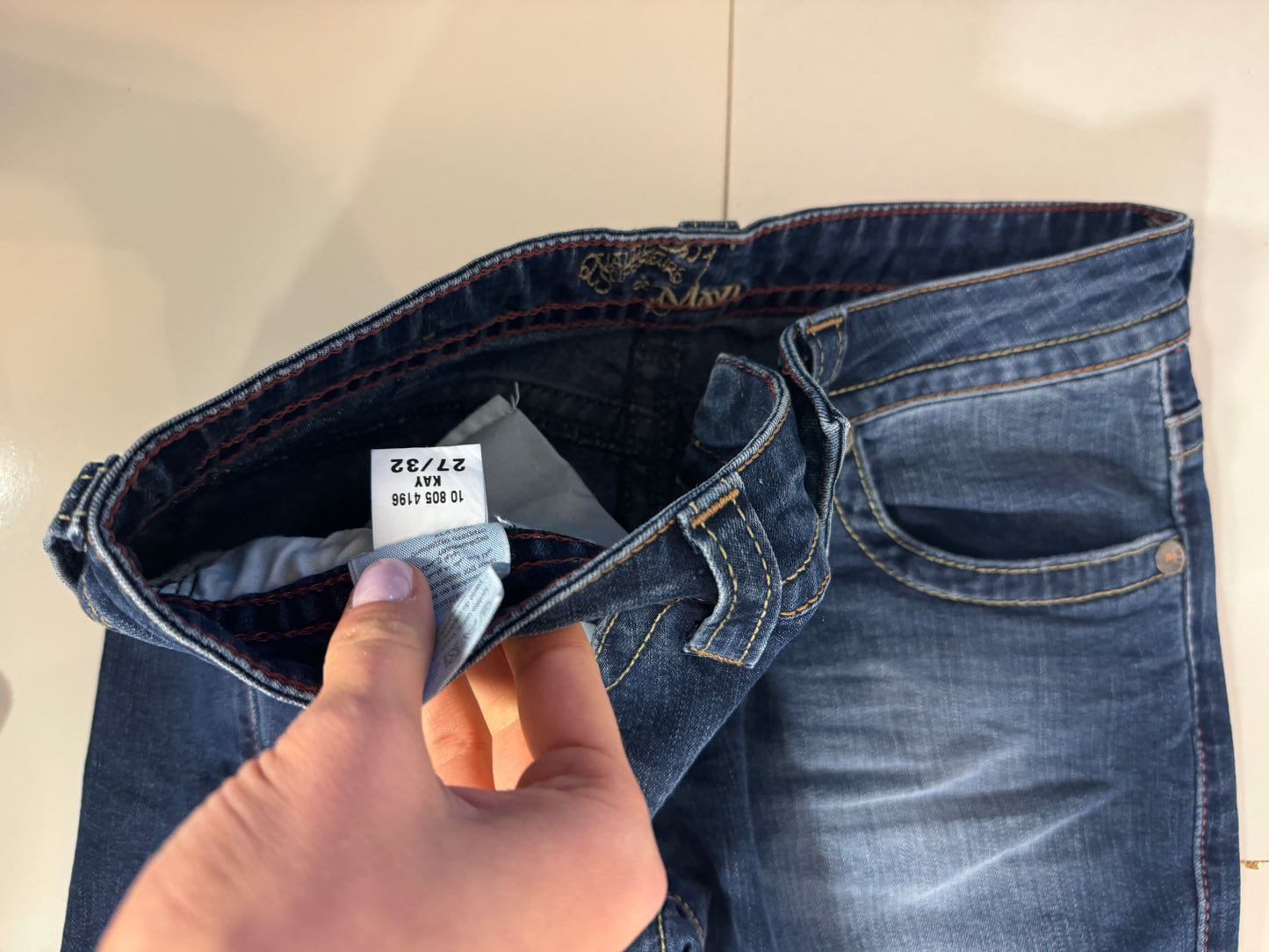 Lågmidjade jeans stl: S