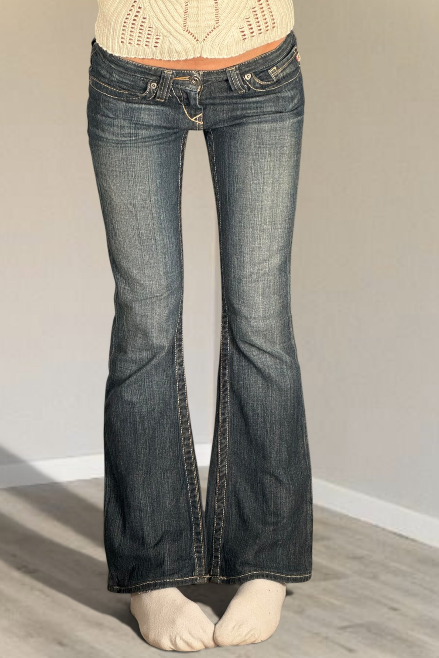 Lågmidjade jeans stl: XS