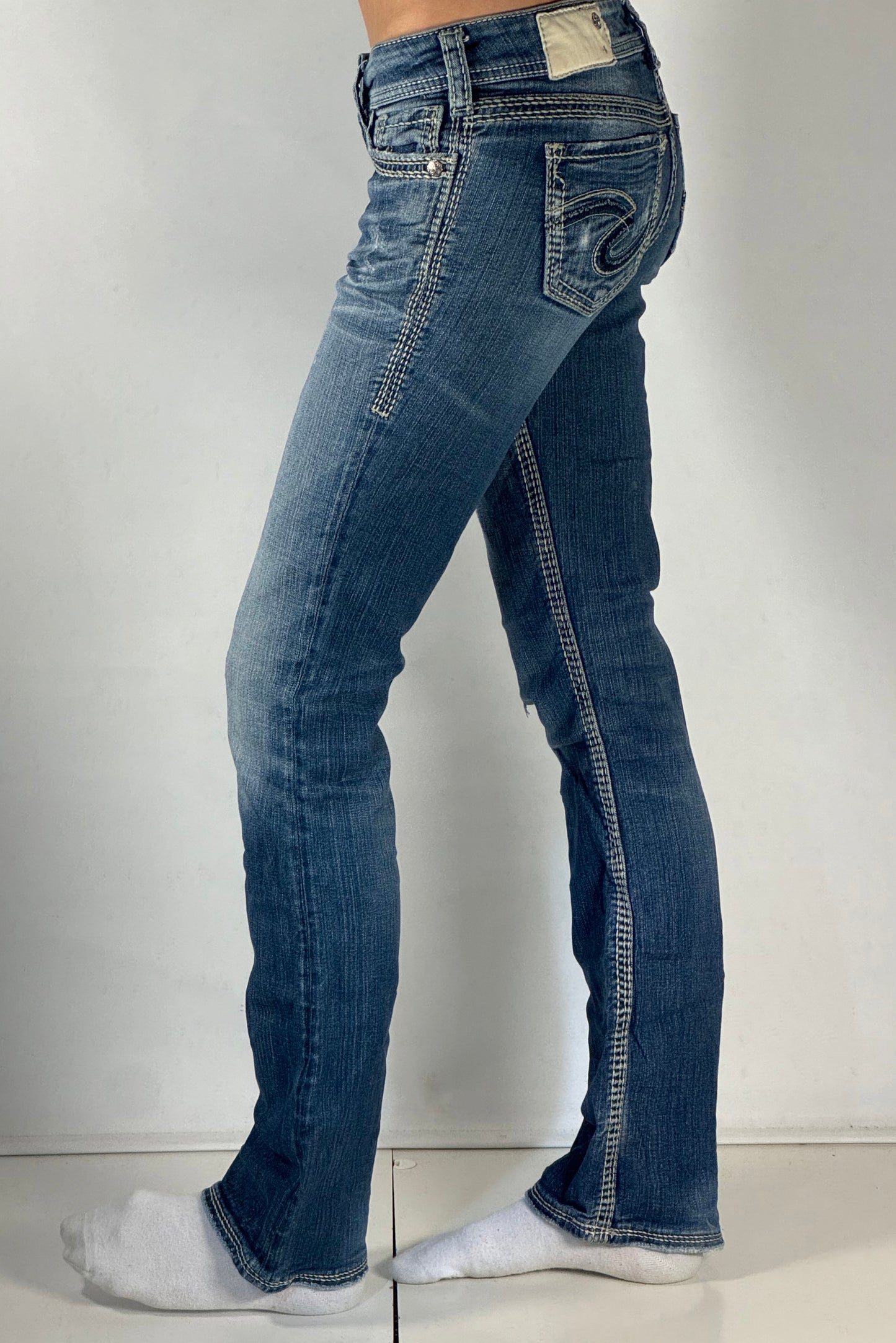 Lågmidjade jeans stl: XS