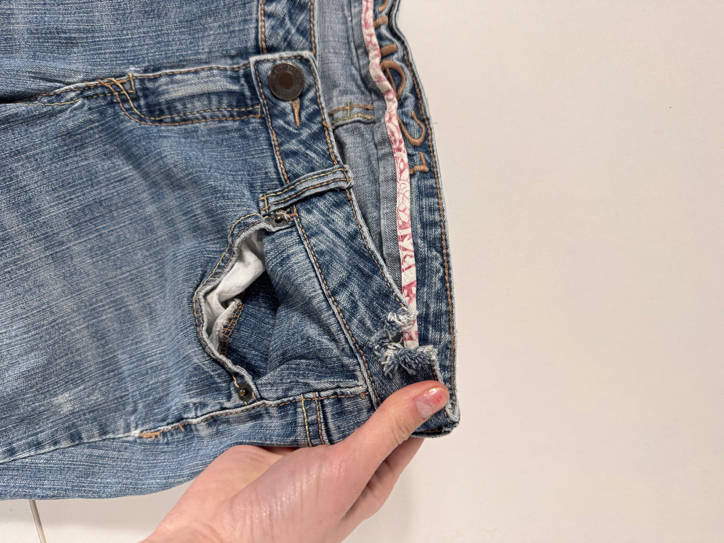 Lågmidjade jeans stl: S/M
