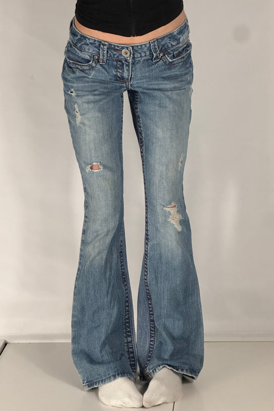Lågmidjade jeans stl: S