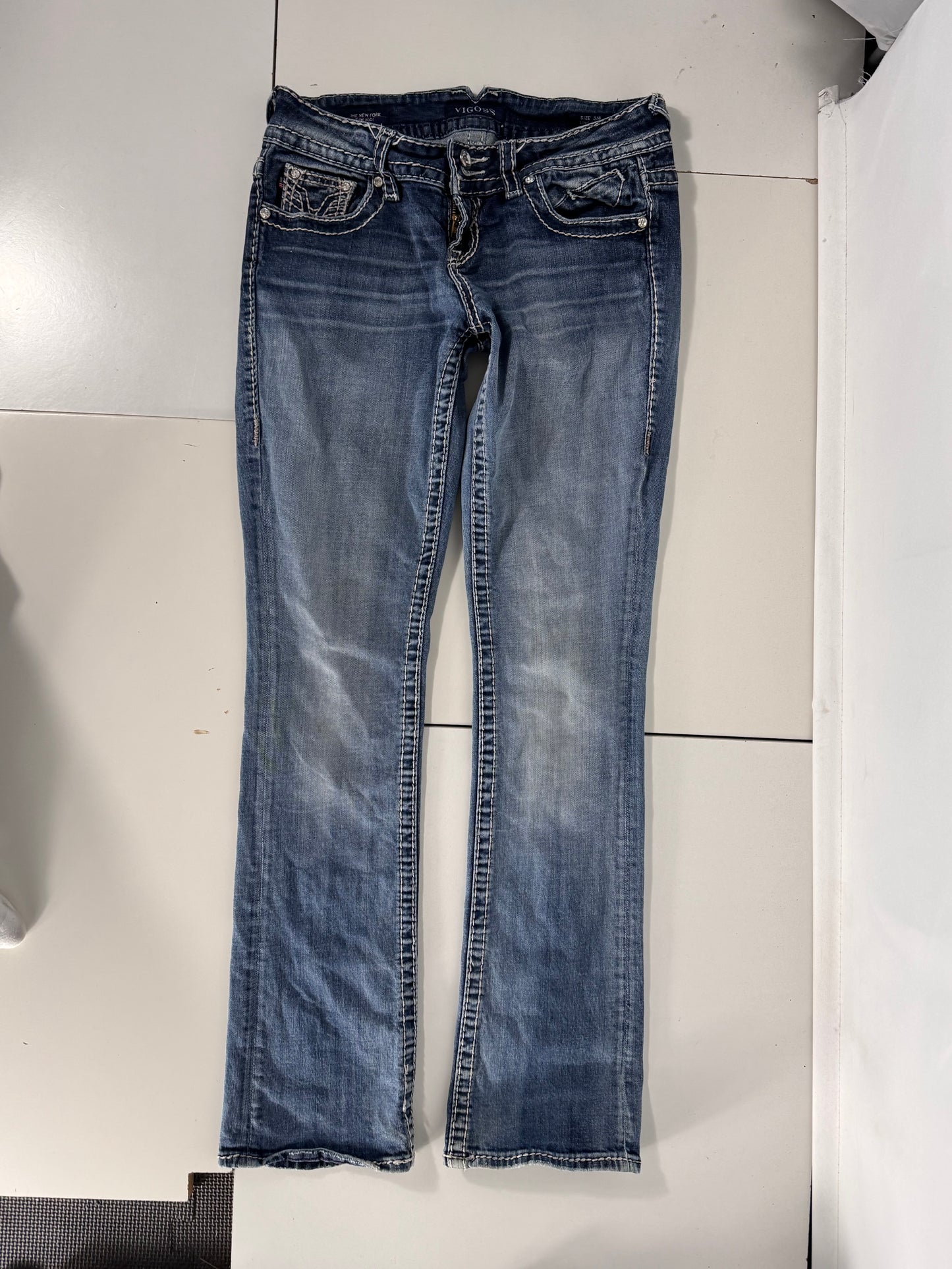 Lågmidjade jeans stl: S