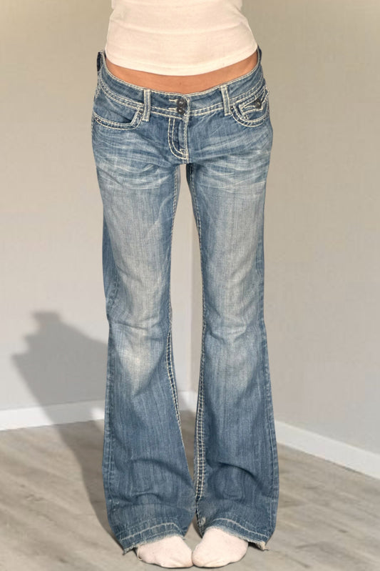 Lågmidjade jeans stl: S