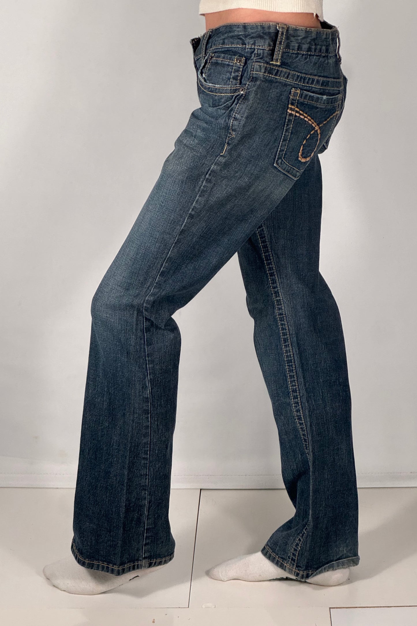 Lågmidjade jeans stl: M