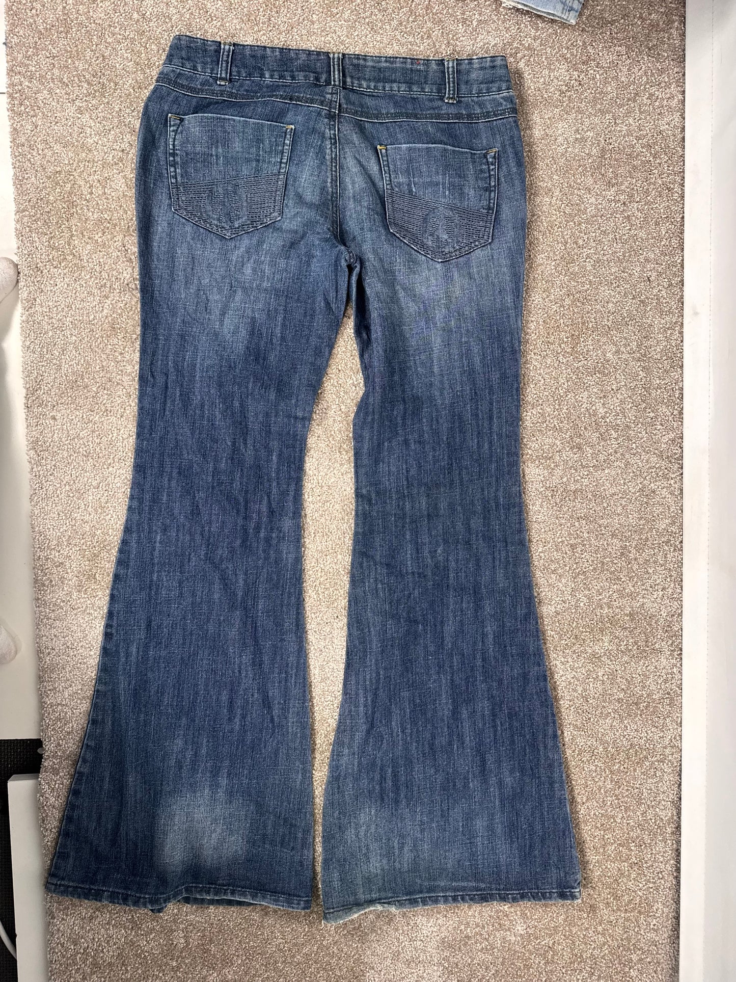 Lågmidjade jeans stl: S
