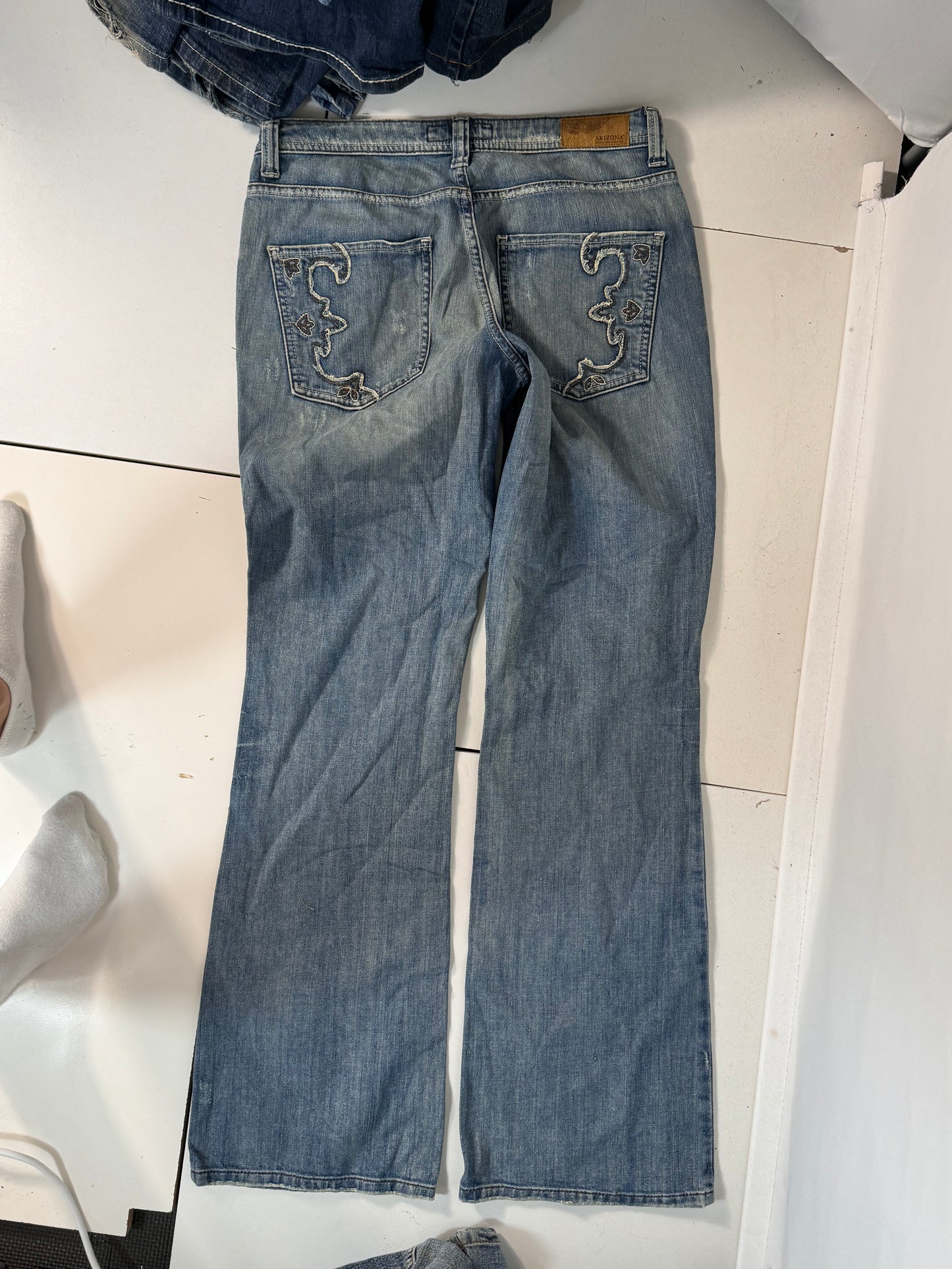 Lavtaljede jeans str: S