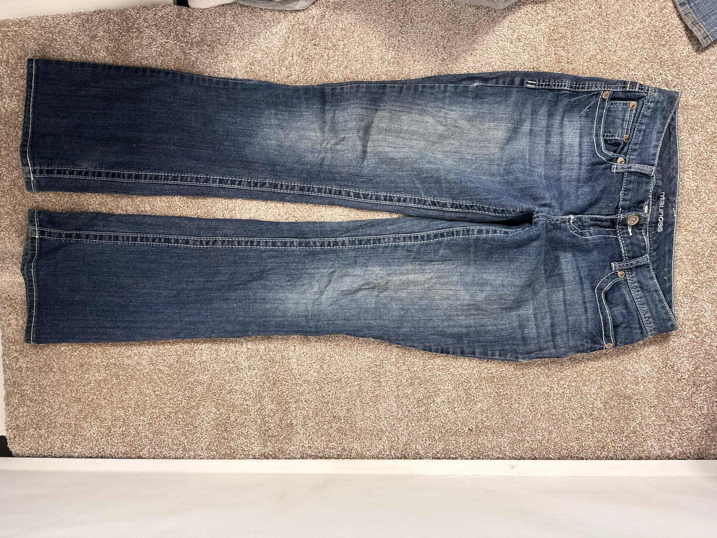 Lågmidjade jeans stl: S