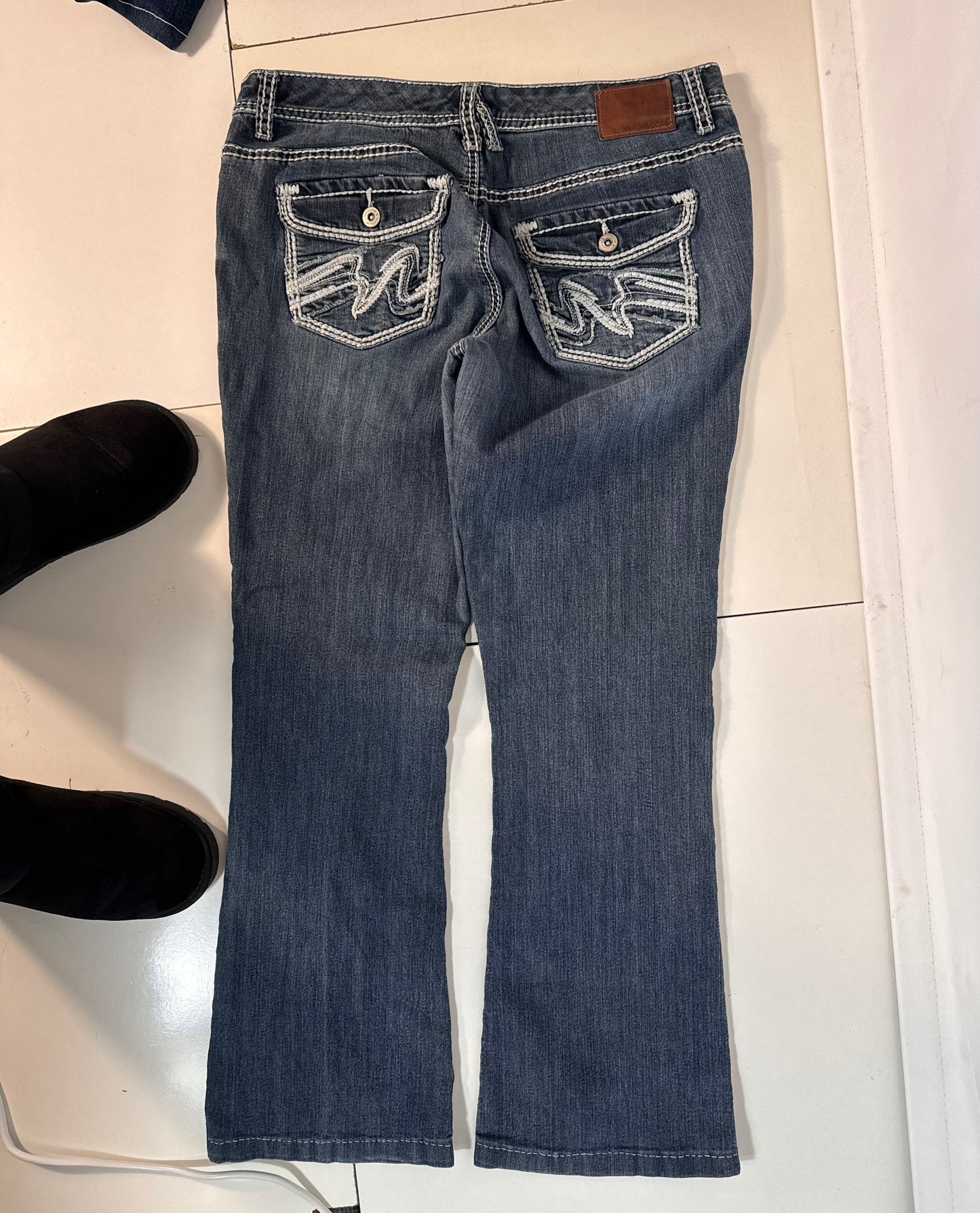 Lågmidjade jeans stl: M