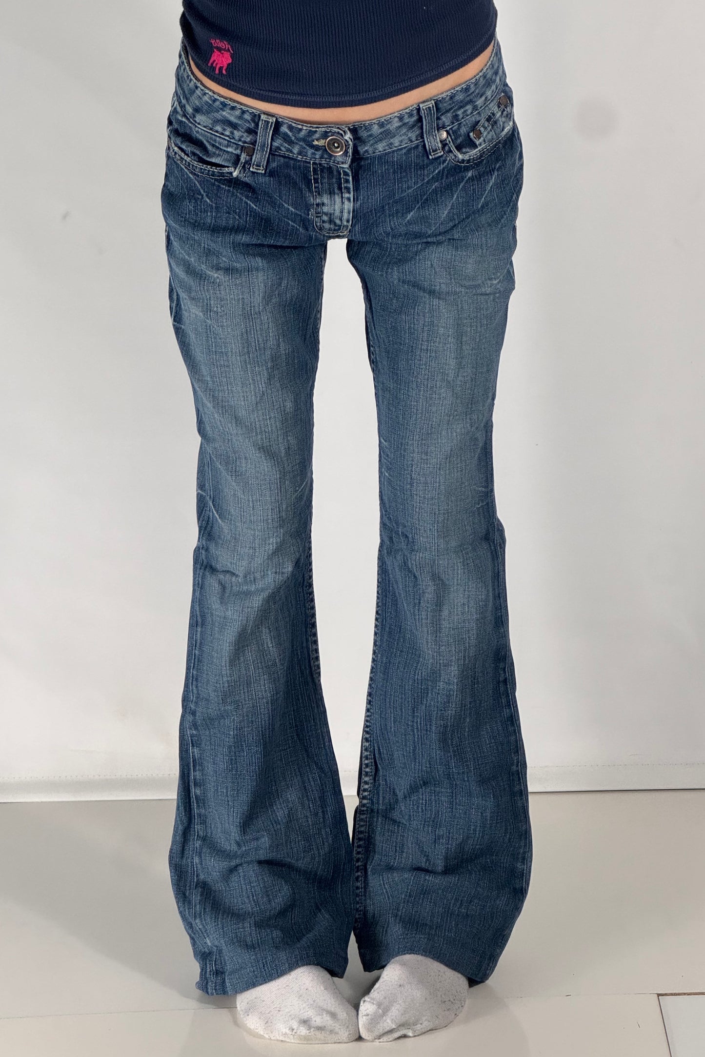 Lågmidjade jeans stl: S