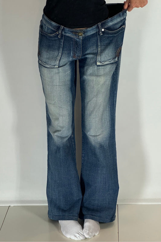Lågmidjade jeans stl: L