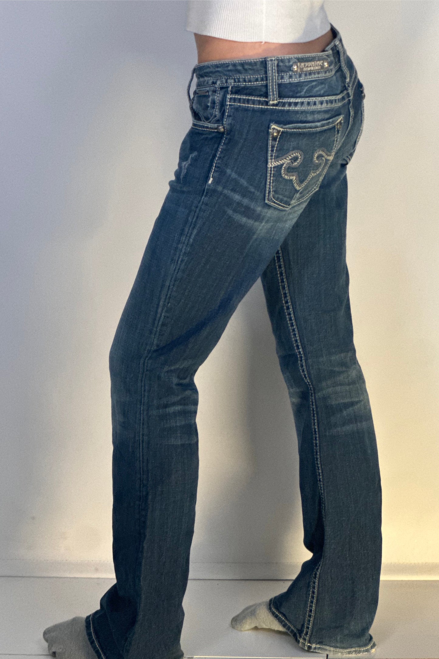 Lågmidjade jeans stl: S