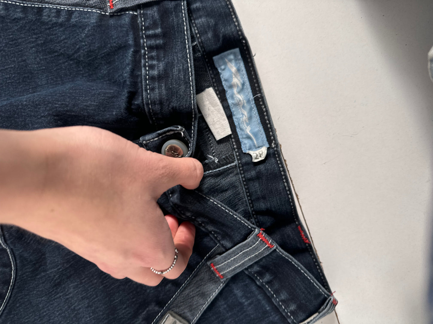Lågmidjade jeans stl: XS