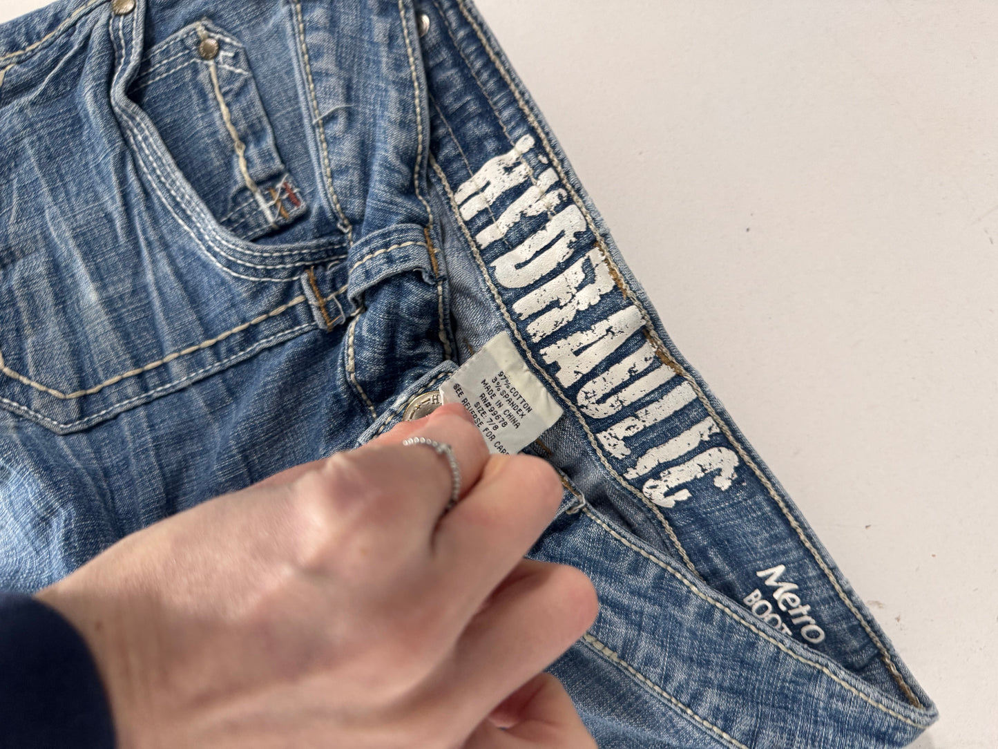 Lågmidjade jeans stl: S