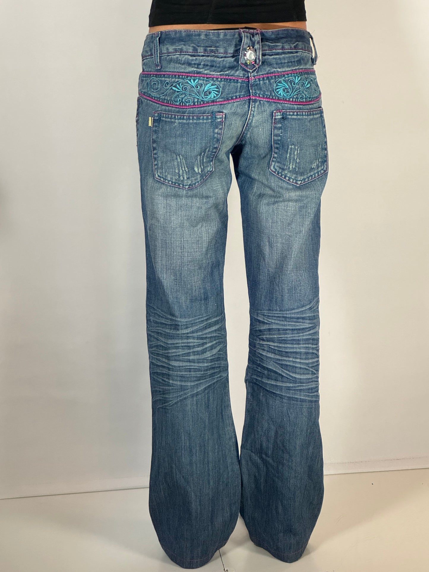 Lågmidjade jeans stl: S